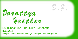 dorottya heitler business card